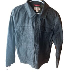 Men's Black Filson Tin-cloth Waxed